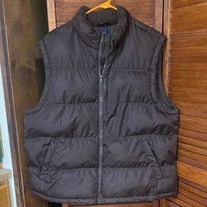Faded Glory Men's Dark Brown Puffer Vest, size XL(46-48)